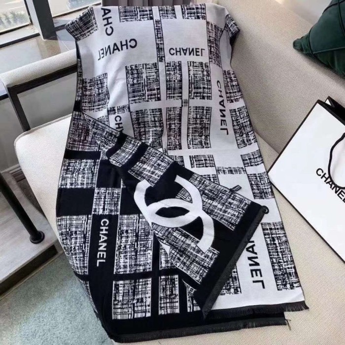 Streetwear Scarf CHANEL 329797 size：180*65cm