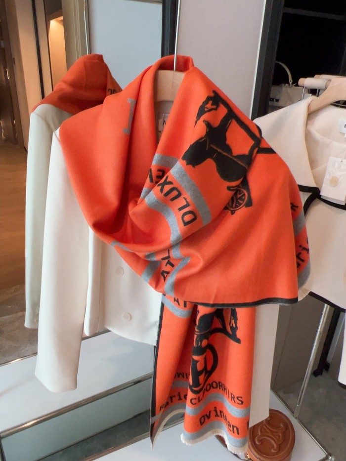 Streetwear Scarf Hermes   329791 size：180*65cm