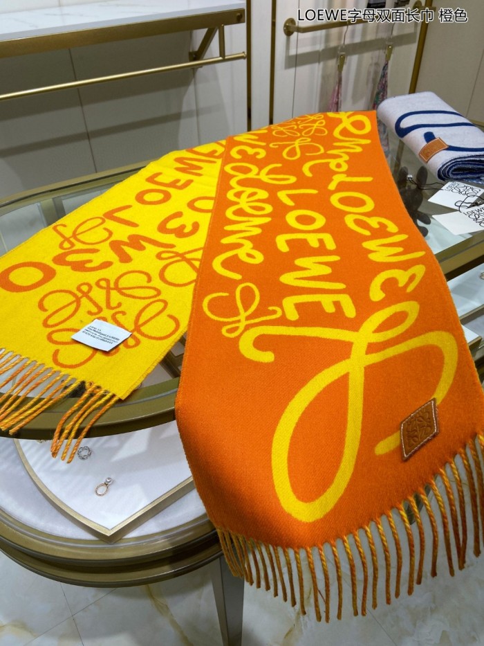 Streetwear Scarf Loewe 329809 SIZE:35 x 180cm