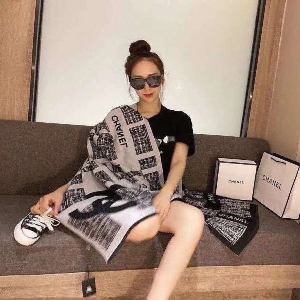 Streetwear Scarf CHANEL 329797 size：180*65cm