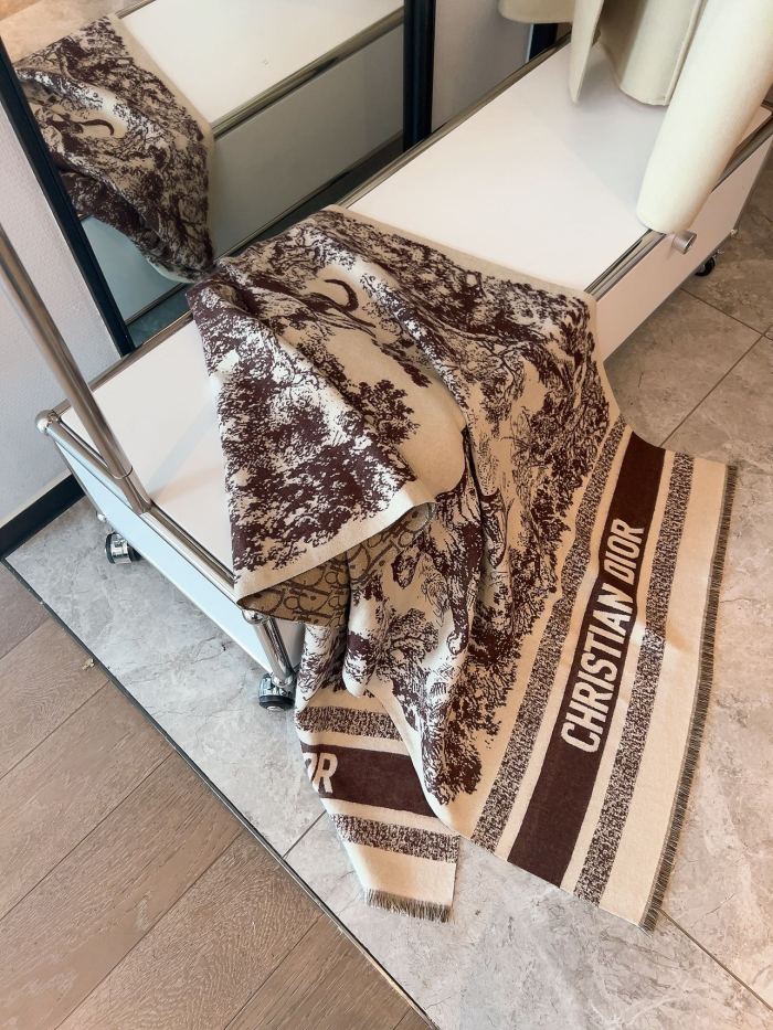 Streetwear Scarf Dior 329812 SIZE:45＊200