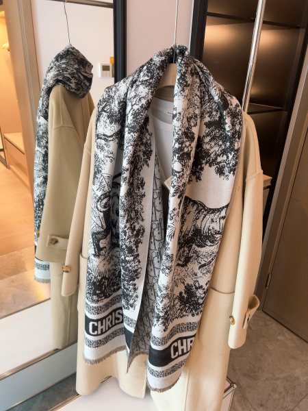 Streetwear Scarf Dior 329812 SIZE:45＊200