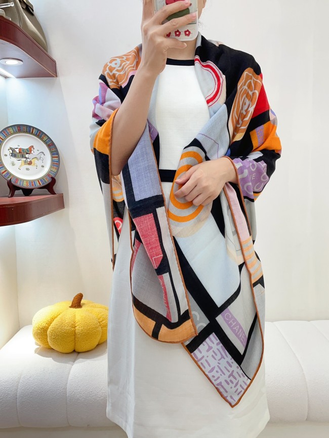 Streetwear Scarf CHANEL 329752 size:140*140cm