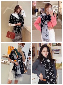 Streetwear Scarf LV  329751 SIZE:186x34cm