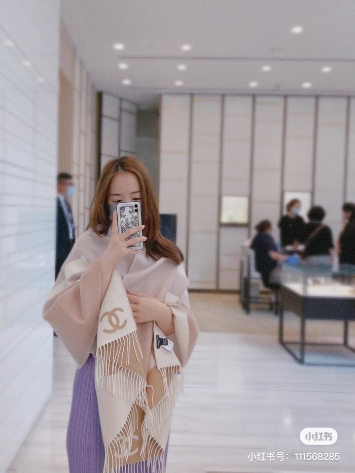 Streetwear Scarf CHANEL 329760 SIZE:70cm*200cm