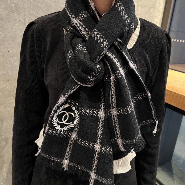Streetwear Scarf CHANEL 329758 SIZE:30*180cm