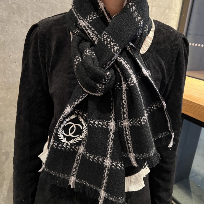 Streetwear Scarf CHANEL 329758 SIZE:30*180cm