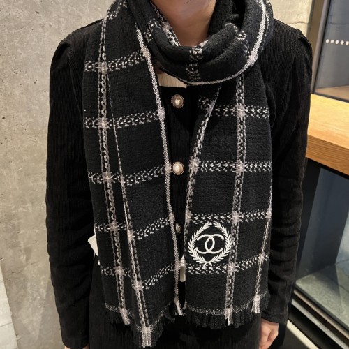 Streetwear Scarf CHANEL 329758 SIZE:30*180cm