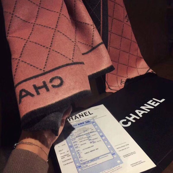Streetwear Scarf CHANEL 329782 size：70/180cm