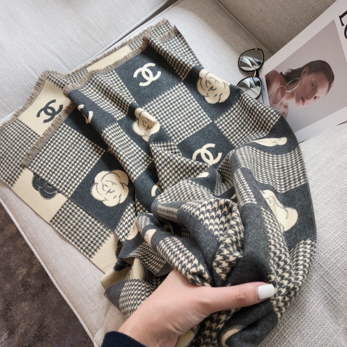 Streetwear Scarf CHANEL 329789 size：180*65cm