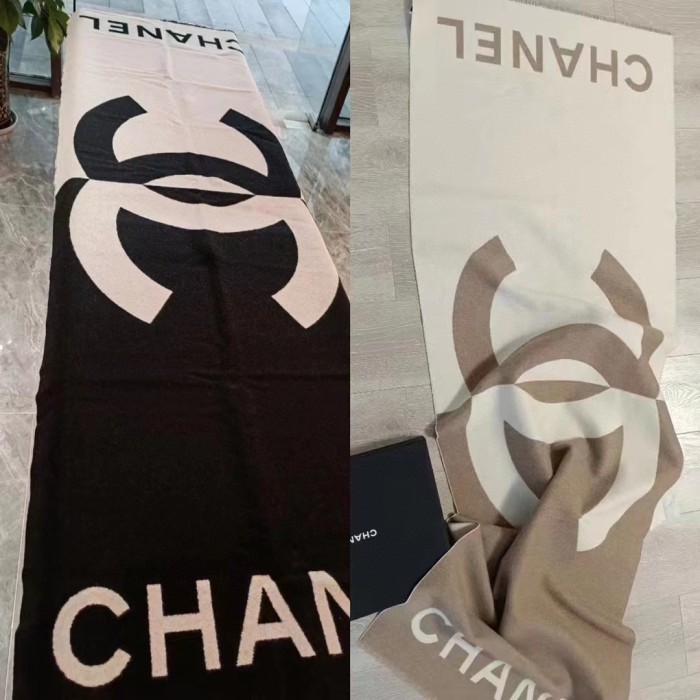 Streetwear Scarf CHANEL 329776 size：70*200cm