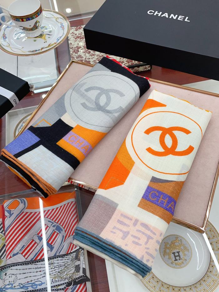 Streetwear Scarf CHANEL 329753 size：140*140cm