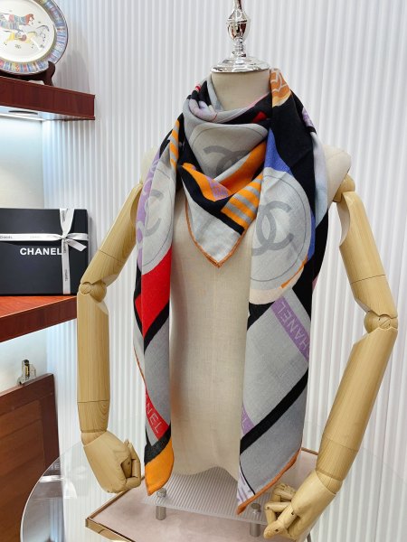 Streetwear Scarf CHANEL 329752 size:140*140cm