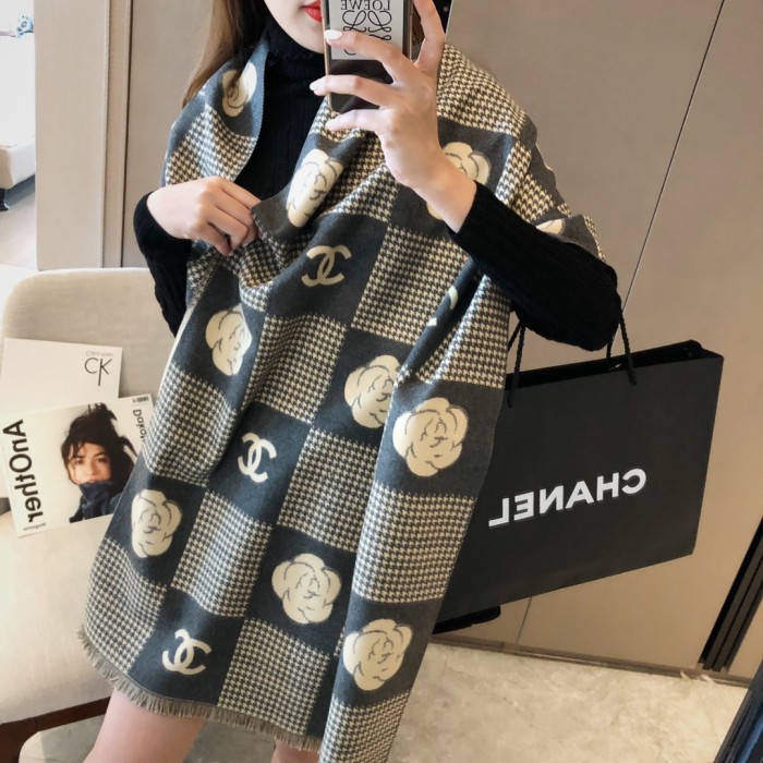 Streetwear Scarf CHANEL 329789 size：180*65cm