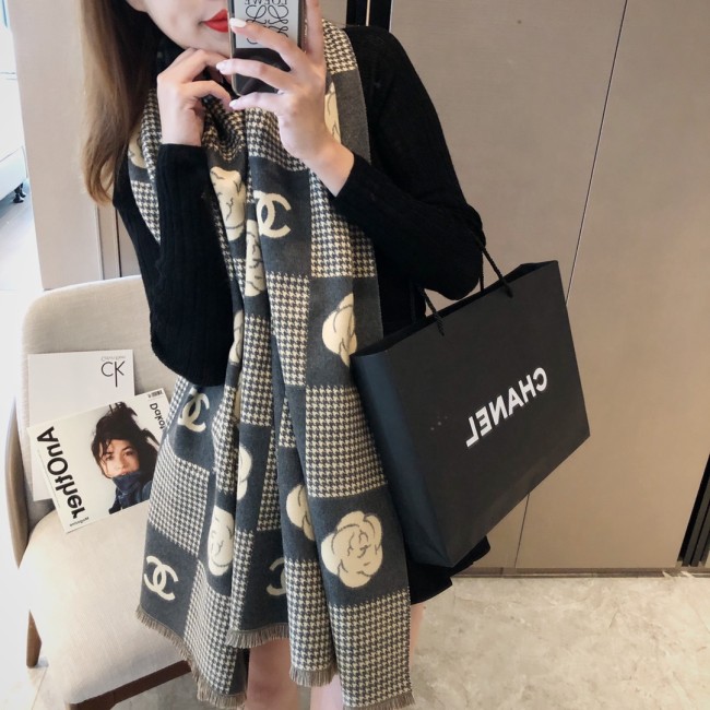 Streetwear Scarf CHANEL 329789 size：180*65cm