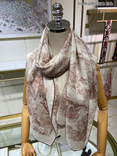 Streetwear Scarf Dior 329678 SIZE:60*200cm