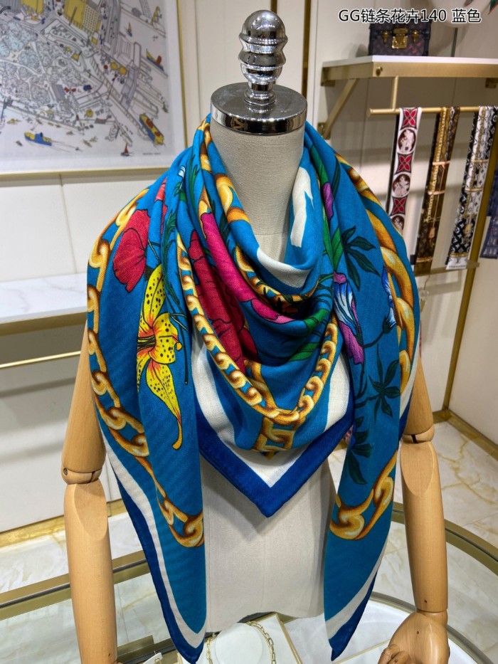 Streetwear Scarf GUCCI 329709 SIZE:140cm*140cm