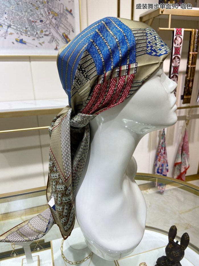 Streetwear Scarf Hermes   329693 size：90cm*90cm