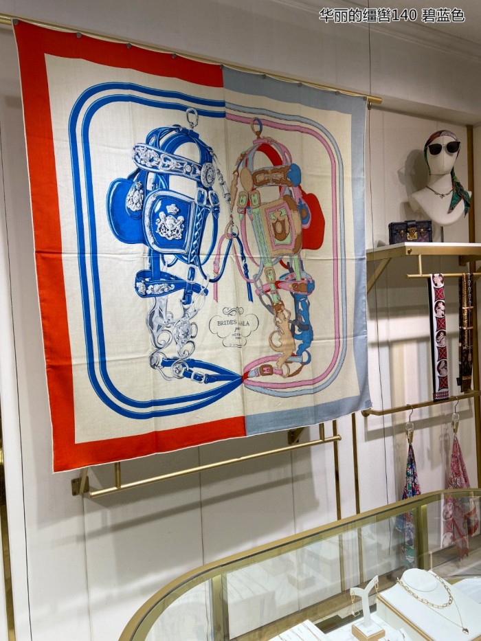 Streetwear Scarf Hermes   329676 size：140cm*140cm