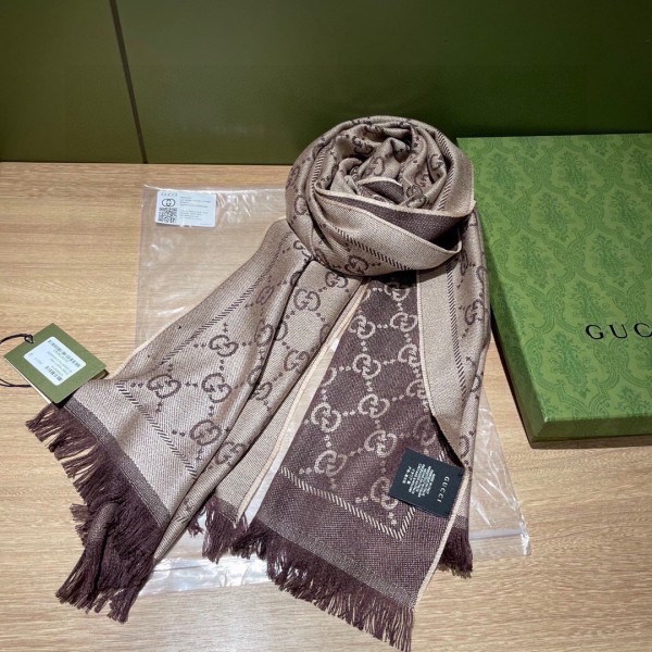 Streetwear Scarf GUCCI 329665 SIZE:48*180CM