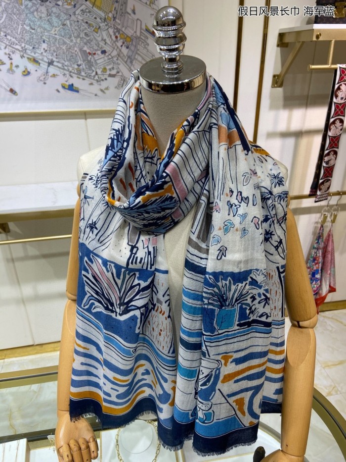 Streetwear Scarf Hermes   329720 size：110*200cm