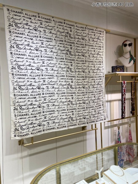 Streetwear Scarf CHANEL 329702 SIZE:140*140cm