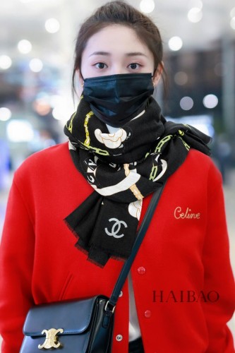 Streetwear Scarf CHANEL 329722 size：200*110cm
