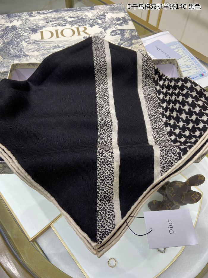 Streetwear Scarf Dior 329706 SIZE:140*140cm