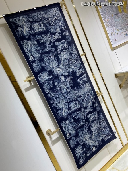 Streetwear Scarf Dior 329680 SIZE:60*200cm