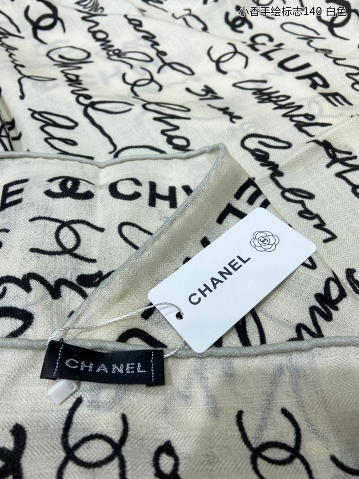 Streetwear Scarf CHANEL 329702 SIZE:140*140cm