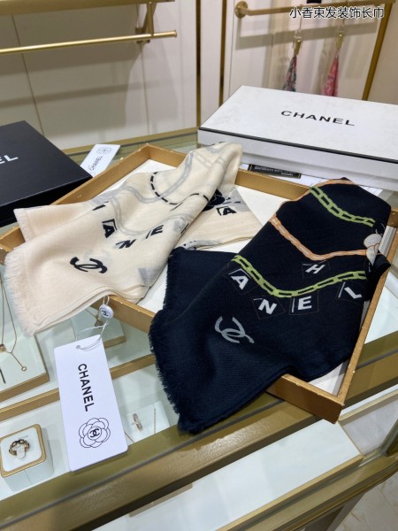 Streetwear Scarf CHANEL 329723 size:200*110cm