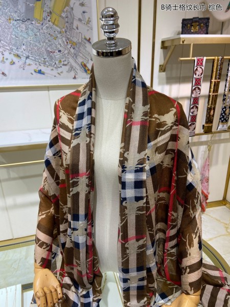 Streetwear Scarf BURBERRY 329718 size：90*200CM