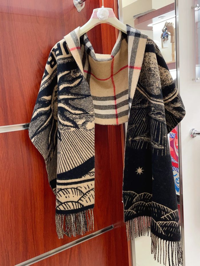 Streetwear Scarf BURBERRY 329736 size:45*210cm
