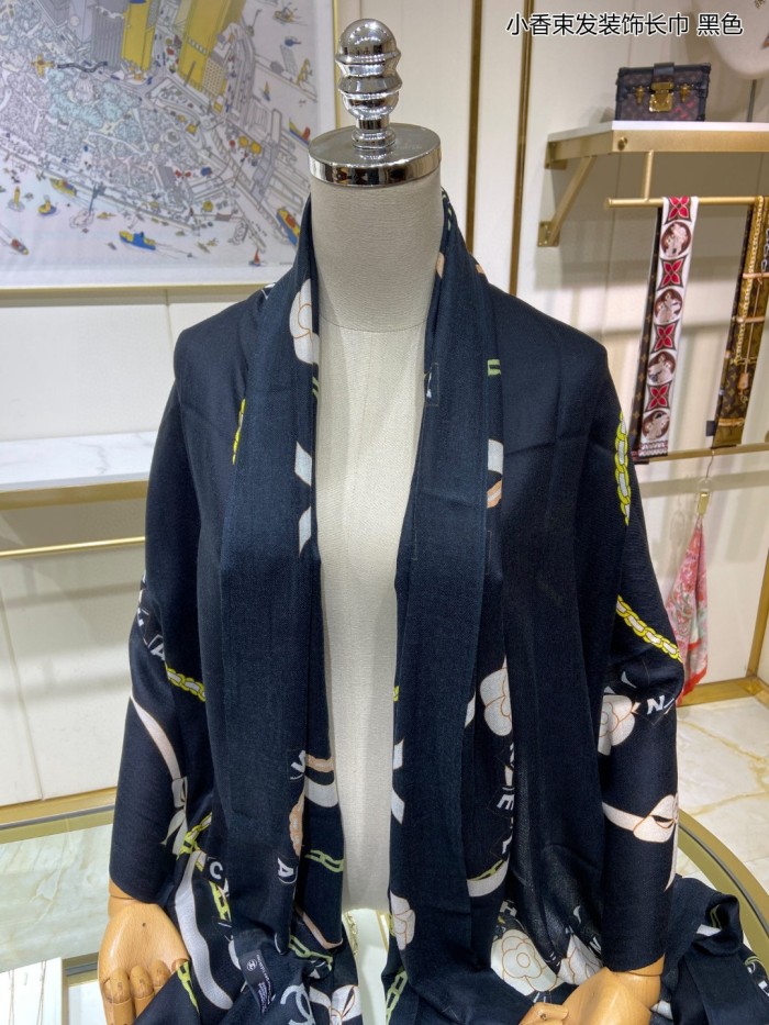 Streetwear Scarf CHANEL 329722 size：200*110cm
