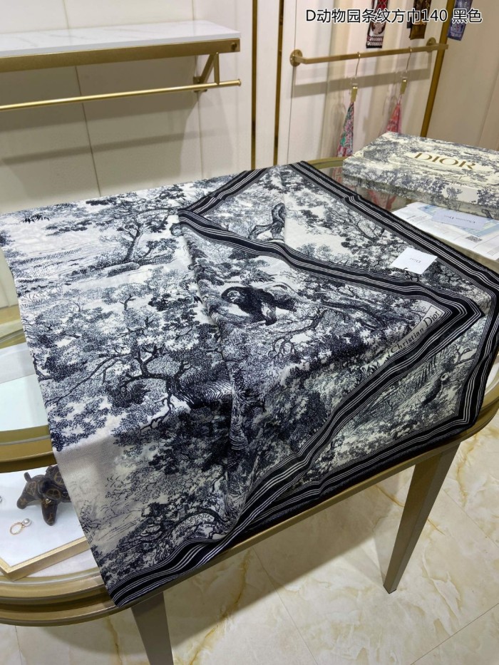 Streetwear Scarf Dior 329712 SIZE:140*140cm