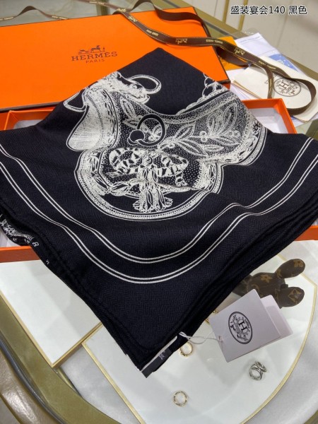 Streetwear Scarf Hermes   329673 size：140cm*140cm