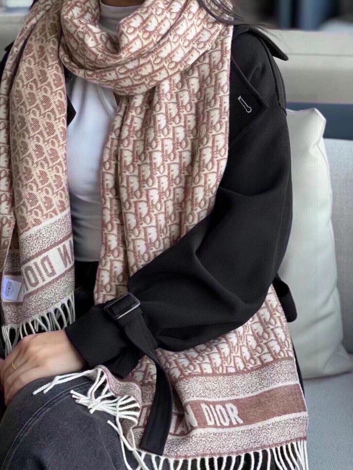 Streetwear Scarf Dior 329662 SIZE:45x180CM