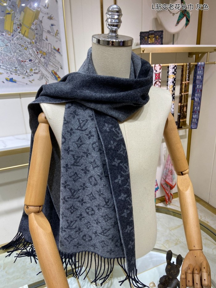 LOUIS VUITTON Monogram Gradient Scarf M75900 200*37cm