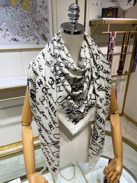 Streetwear Scarf CHANEL 329702 SIZE:140*140cm