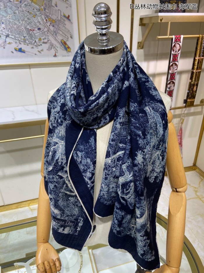 Streetwear Scarf Dior 329680 SIZE:60*200cm