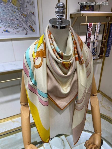 Streetwear Scarf Hermes   329675 size：140cm*140cm