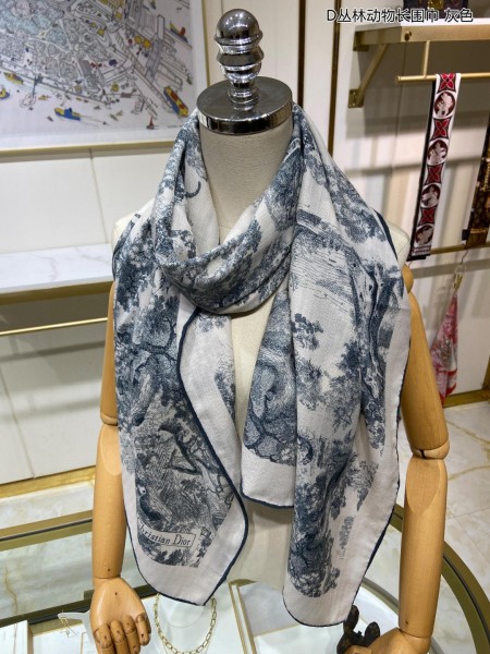Streetwear Scarf Dior 329679 SIZE:60*200cm