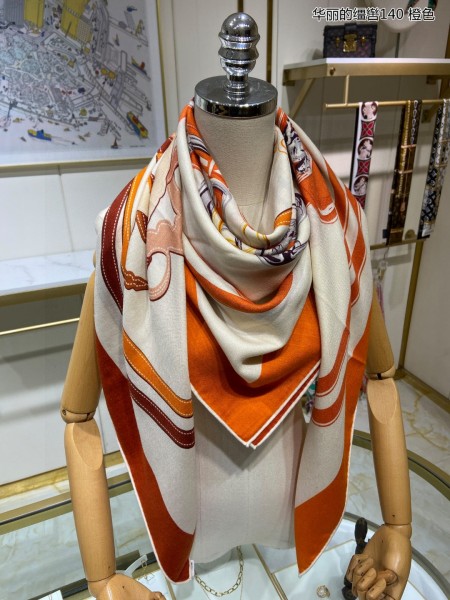 Streetwear Scarf Hermes   329674 size：140cm*140cm