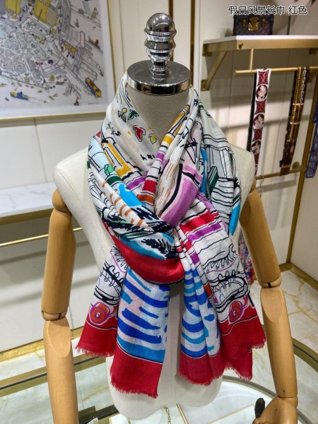 Streetwear Scarf LV  329719 SIZE:110*200cm