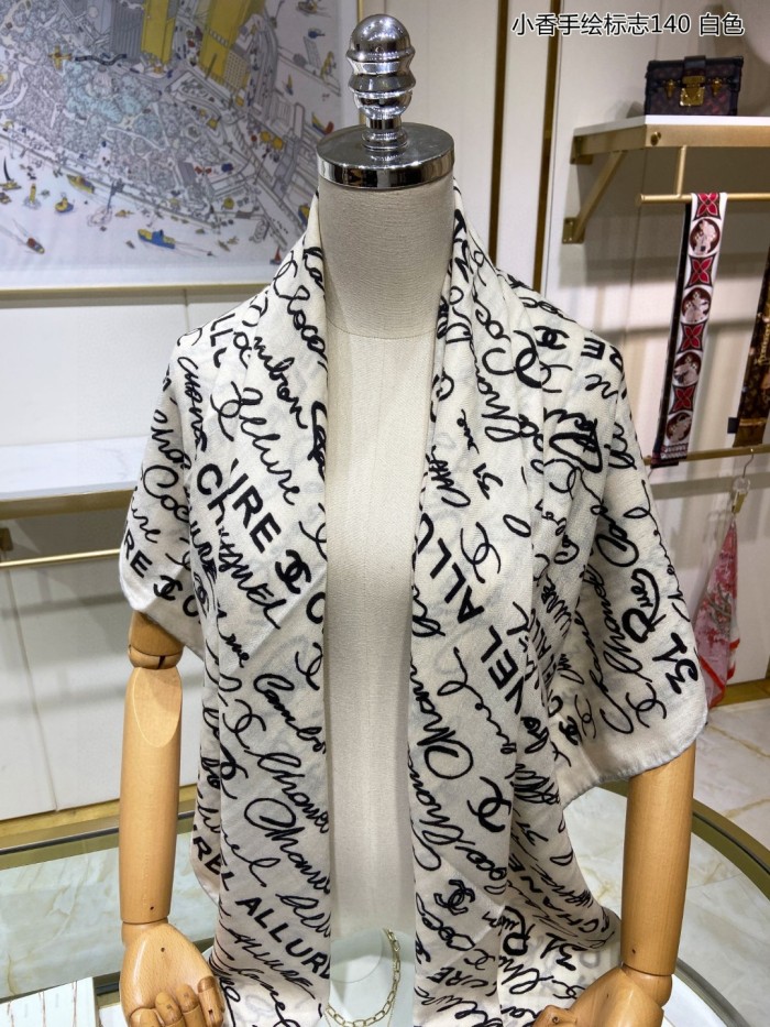 Streetwear Scarf CHANEL 329702 SIZE:140*140cm