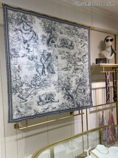 Streetwear Scarf Dior 329711 SIZE:65*185cm