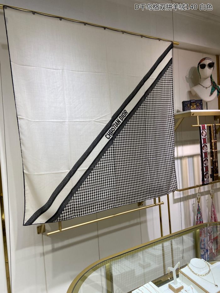 Streetwear Scarf Dior 329705 SIZE:140*140cm
