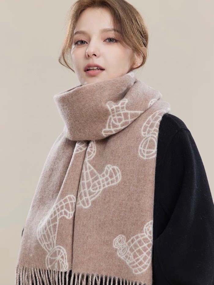 Streetwear Scarf Hermes   329669 size：30x180cm