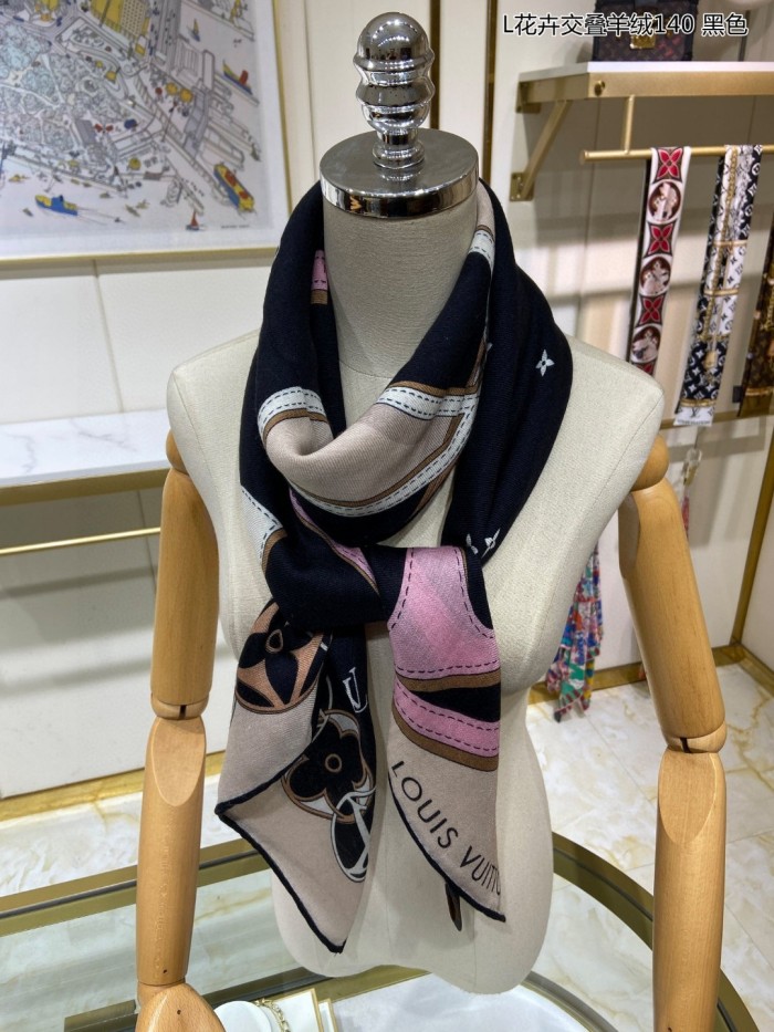 Streetwear Scarf LV  329726 SIZE:140*140cm
