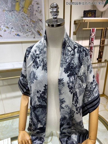 Streetwear Scarf Dior 329712 SIZE:140*140cm